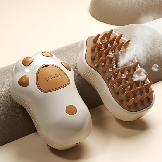 3-in-1 Tatze Dampf-Haustierbürste – Sanfte Fellpflege mit Spa-Effekt für dein Tier